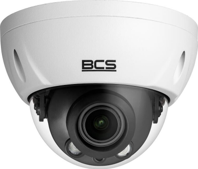 Kamerë IP dome BCS Line BCS-L-DIP45VSR4-Ai1, 5Mpx, lentë 2.7-13.5mm, e bardhë