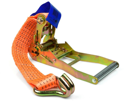 Rrip transporti me ratchet 5T 14m, gjerësi 50mm, portokalli