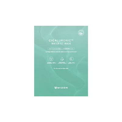 Maskë hidratuese me acid hialuronik MIZON Cicaluronic (Water Fit Mask) 24 g