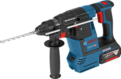 Çekiç-berbil me bateri Bosch GBH 18V-26 Professional, 18V 6Ah, 2.6J, blu me të zezë