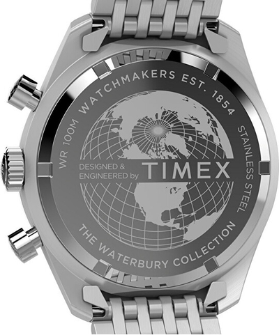 Orë për meshkuj Timex Waterbury TW2Y18500UK, e argjendtë