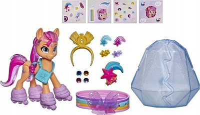 Фигурa играчка Hasbro Мој Мал Пони Sunny Starscout, Crystal Adventure, 3\", многубојна