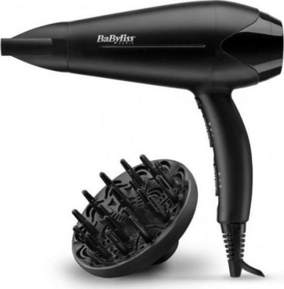Tharëse flokësh BaByliss D563DE, 2100W, e zezë