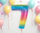 Balon foli Smart CH S97T, numri 7, 92 cm, me ngjyra ylberi