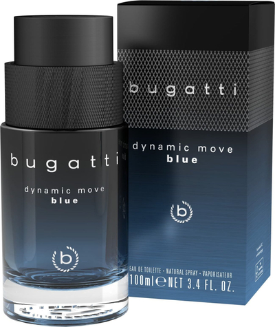 Parfum Bugatti Dynamic Move Blue, 100 ml, eau de toilette për meshkuj