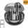 Kufje wireless QCY Alibuds Clear, Bluetooth 5.3, TWS, të zeza