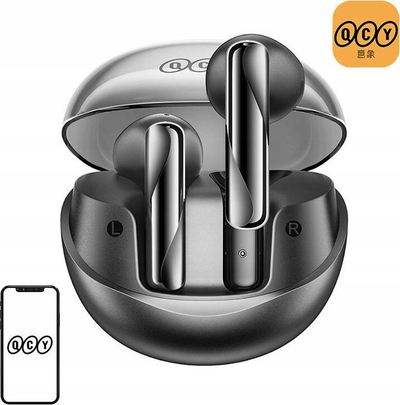 Kufje wireless QCY Alibuds Clear, Bluetooth 5.3, TWS, të zeza