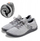 Këpucë grash Brubeck Barefoot Merino, Zero Drop, gri e hapur grafit