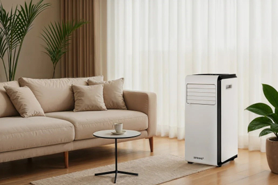 Kondicioner portativ PRIME3 SAC51, 2.6 kW, kontroll me smartphone, i bardhë e zi