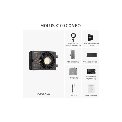 Zhiyun MOLUS X100 Bi-Color (Paketë Kombinuar)
