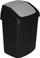 Kosh mbeturinash Curver Swing 10L, plastik, i zi gri