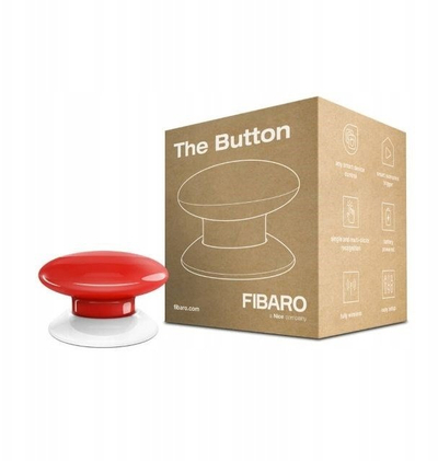 Butoni inteligjent Nice Push-Control FGPB-101-3 ZW5 EU, pa tela, i kuq