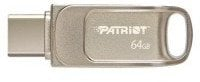 USB Patriot Tab T560, 64GB, USB-A USB-C, argjendtë