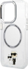 Futrollë Karl Lagerfeld KLHMP13LHNKCIT për iPhone 13 Pro, MagSafe, transparente