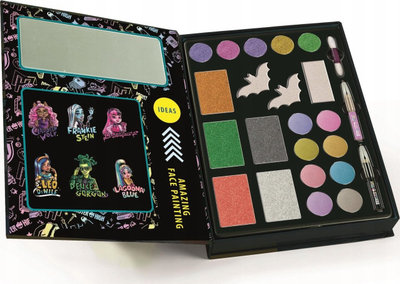 Set kozmetik Monster High Make-up, çantë në formë libri, shumëngjyrësh