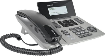 Telefon VoIP AGFEO ST 54 IP SENSORfon, me ekran grafik, PoE, ngjyrë argjendtë