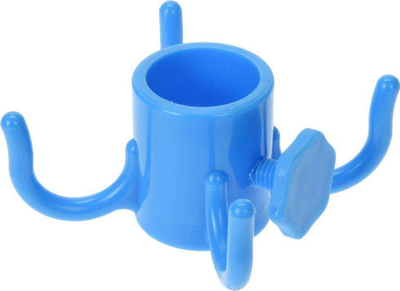 Mbajtëse çadre për kopsht me 4 grepa, plastikë e fortë, shumëngjyrëshe