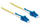 Kabllo rrjeti Equip Patchcord SC - SC Duplex OS2m, 3 m, e verdhë