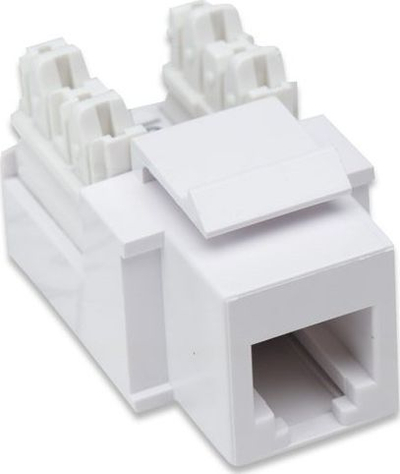 Prizë keystone telefonike Intellinet 502795, RJ11 RJ12, punch down, e bardhë