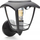 Lampë muri diellore LED V-TAC, 300lm, IP44, e zezë