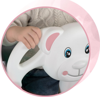 Lëkundëse kopshti për kalamaj Garden Swing 3‑në‑1, deri 30 kg, modulare, rozë