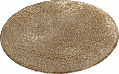 Pjatë dekorative xhami Boltze MARONI, 21 cm, e tejdukshme