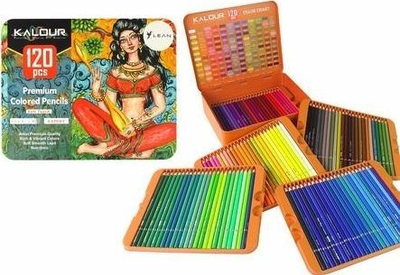 Set lapsash me ngjyra Leantoys Crayons, 120 copë, shumëngjyrësh