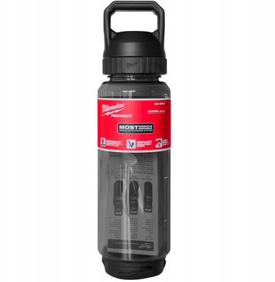 Shishe plastike Milwaukee Packout, 1005ml, e zezë