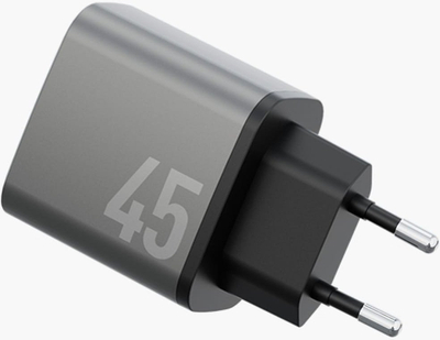 Karikues muri Energea Ampcharge GaN45, 2x USB C, 45W, gri