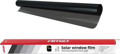 Folie mbrojtëse xhami AMiO 01652, 0.50 x 3 m, transmetim drite 15%, e zezë