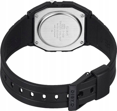 Рачен часовник Casio F94WA 8, дигитален, отпорен на вода 30m, црн