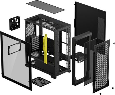 Kasë Gamdias Athena P1 Lite, Midi Tower