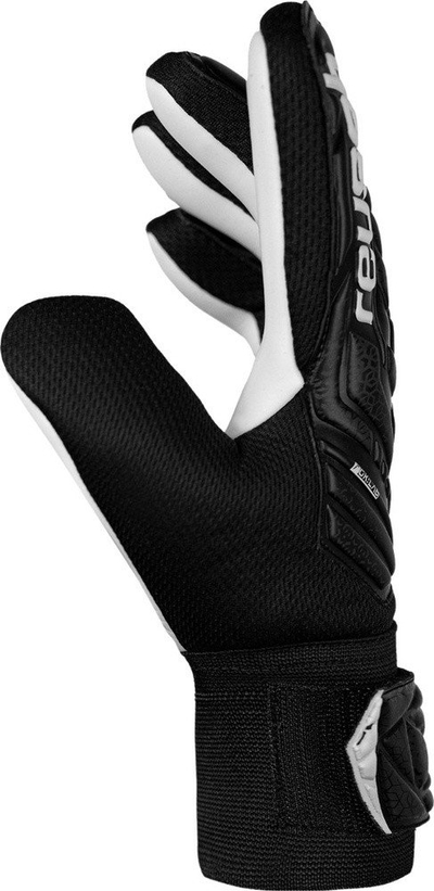 Голмански ракавици Reusch Attrakt Starter Solid Jr, за деца, Negative Cut, зелени