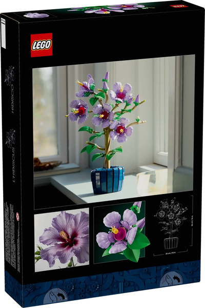 Set ndërtimi lule Hibiscus, lodër kreative, shumëngjyrëshe