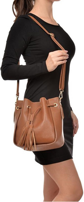 Çantë dore Carla Ferreri, AW18CF1400, cognac