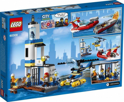 Set LEGO, City Coastal Police & Firefighters Action, 297 pjesë