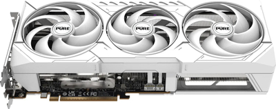 Kартичка графичка Sapphire AMD Radeon RX 9070 PURE, 16GB GDDR6, ARGB, бела