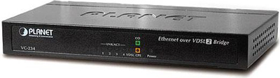 Konvertues Planet VC-234 VDSL2 1xRJ-11, 4xRJ-45, 30A