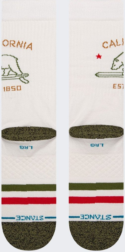 Машки чорапи STANCE California Republic Crew, средна должина, памук, шарени