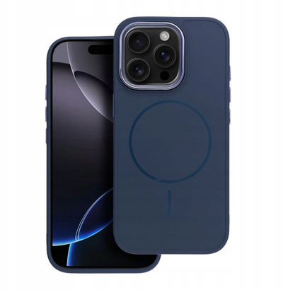 Mbrojtëse telefoni 4Kom për iPhone 13 Mini, përputhet me MagSafe, blu e errët