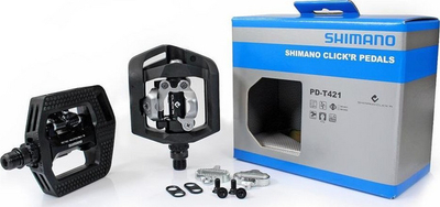 Pedale biçiklete Shimano SPD PD-T421 Click'R