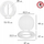 Kapak WC Wenko TORINO XXL, duroplast i qëndrueshëm, universal, i bardhë