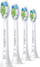 Maja zëvendësuese Philips Sonicare W Optimal HX 6064/10, të bardha, 4 copë