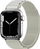 Rrip ore i mençme COTECi W95 Ultra Alpine Loop, për Apple Watch 42 44 45 49mm, material najlon, i bardhë