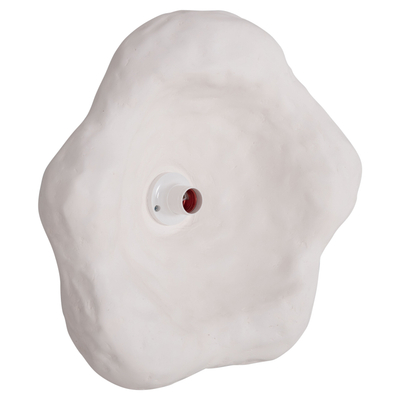 Applik murale Luxon HM4701.02L, fiber cement, 44x15x42 cm, e bardhë