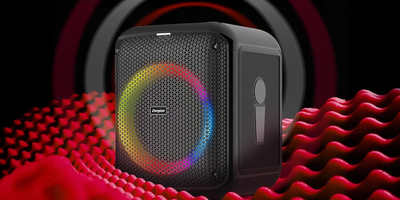 Kutizë zanore Bluetooth Energizer BTS458, 20W, me mikrofon wireless, e zezë