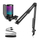 Mikrofon gaming FIFINE A6T, USB kondensator cardioid, me krah tavoline, me RGB, i zi