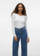 Bluzë Vero Moda VMHEAVEN Slim Fit 10298465 Bright White