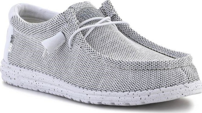 Atlete për burra Heydude Wally Knit Slip On, Memory Foam, tekstil, të bardha
