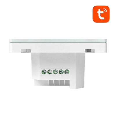 Termostat inteligjent Avatto WT200-BH-3A-W, WiFi, për kaldajë, i bardhë